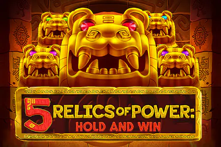 5 Relics of Power Hold and Win slot game at SpinMills Casino
